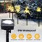 5PCS Solar Christmas Stake Light Reindeer Snowflake Bell Santa Claus Lamp Decor